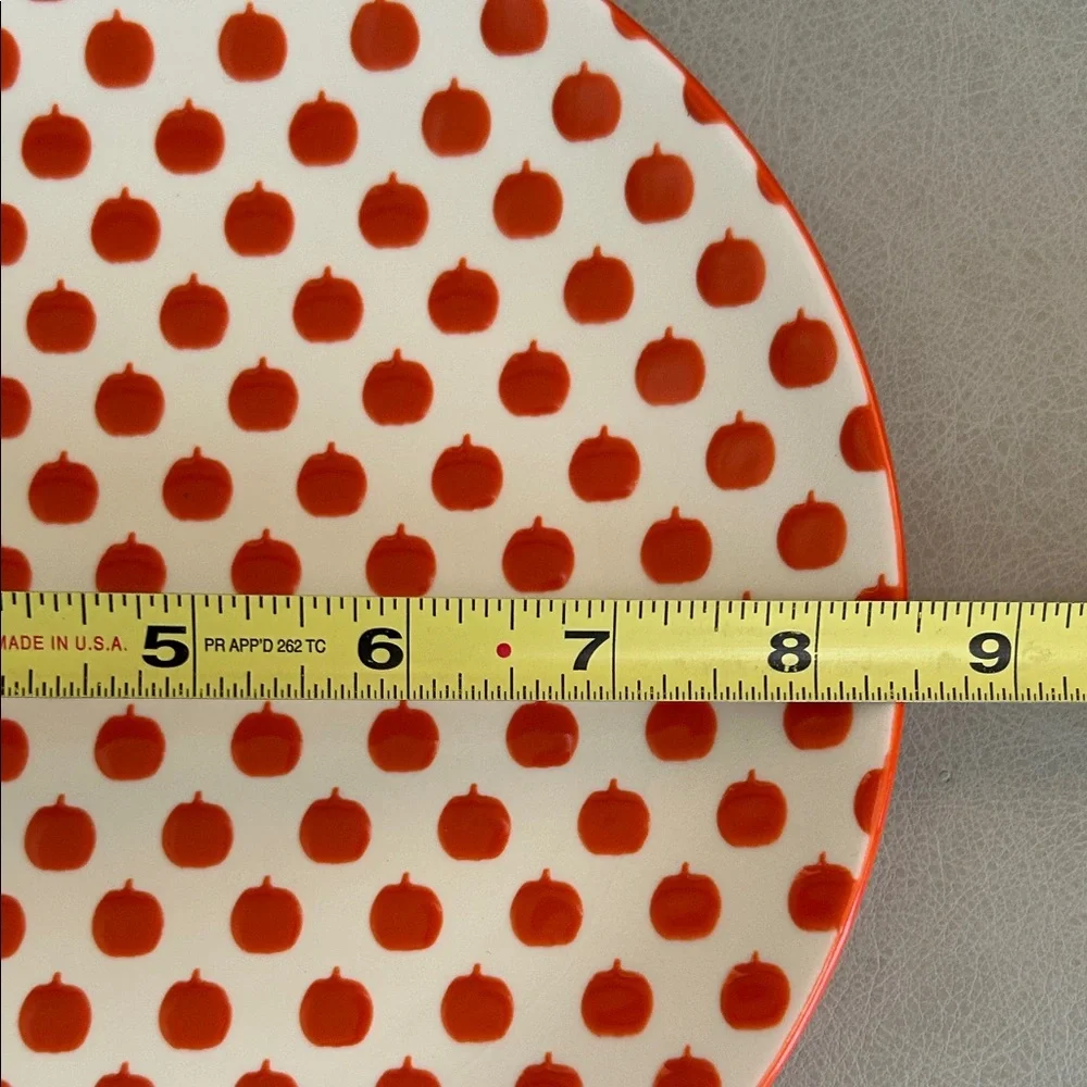 Crate&Barrel Pumpkin Plate
